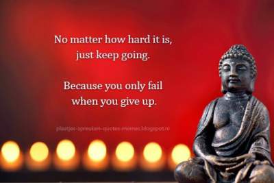 just keep going